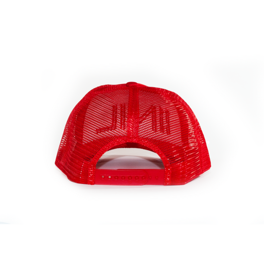 11NIL SIGNATURE TRUCKER HAT - RED