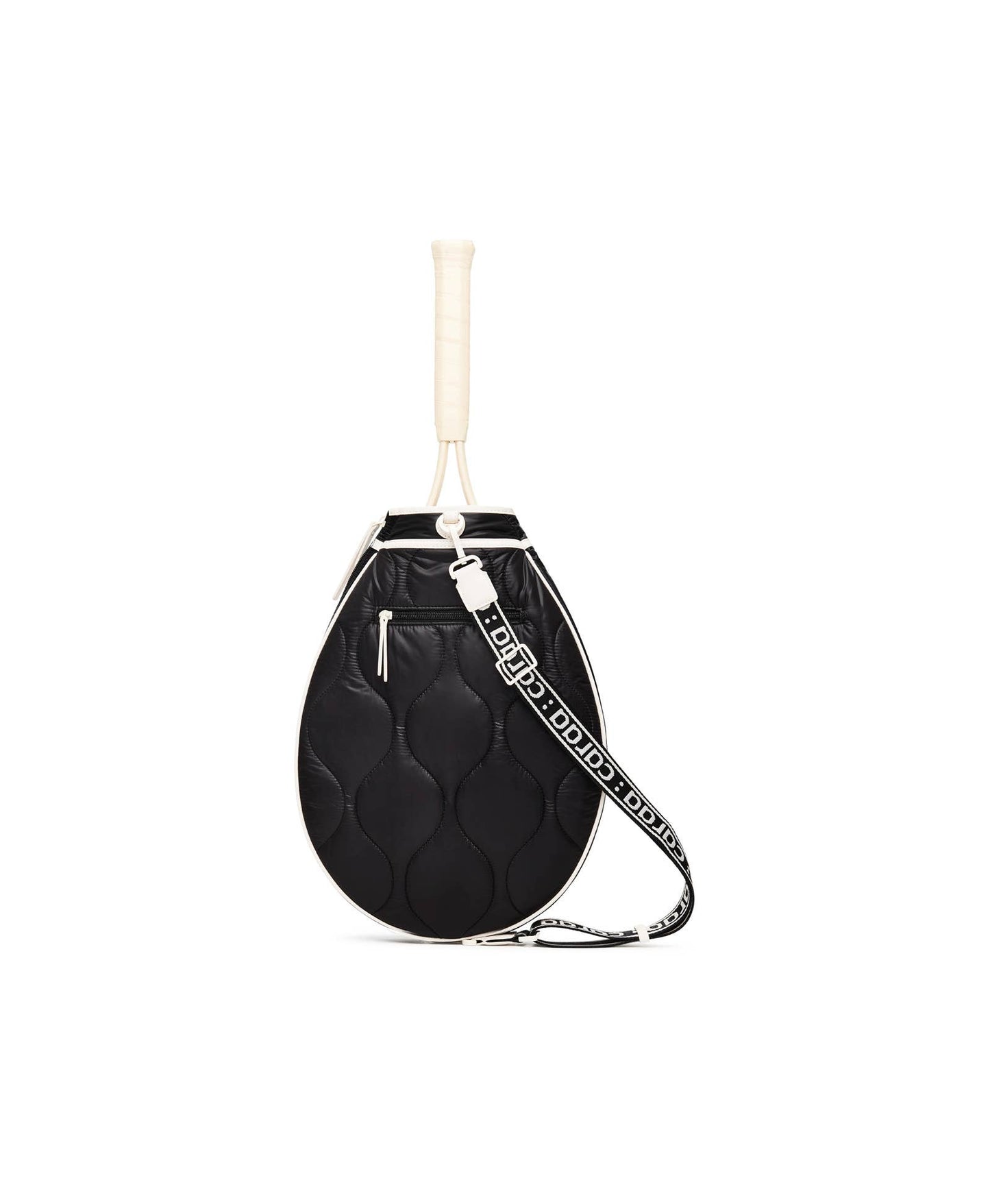 Tennis Quilted Racquet Sling in Black
