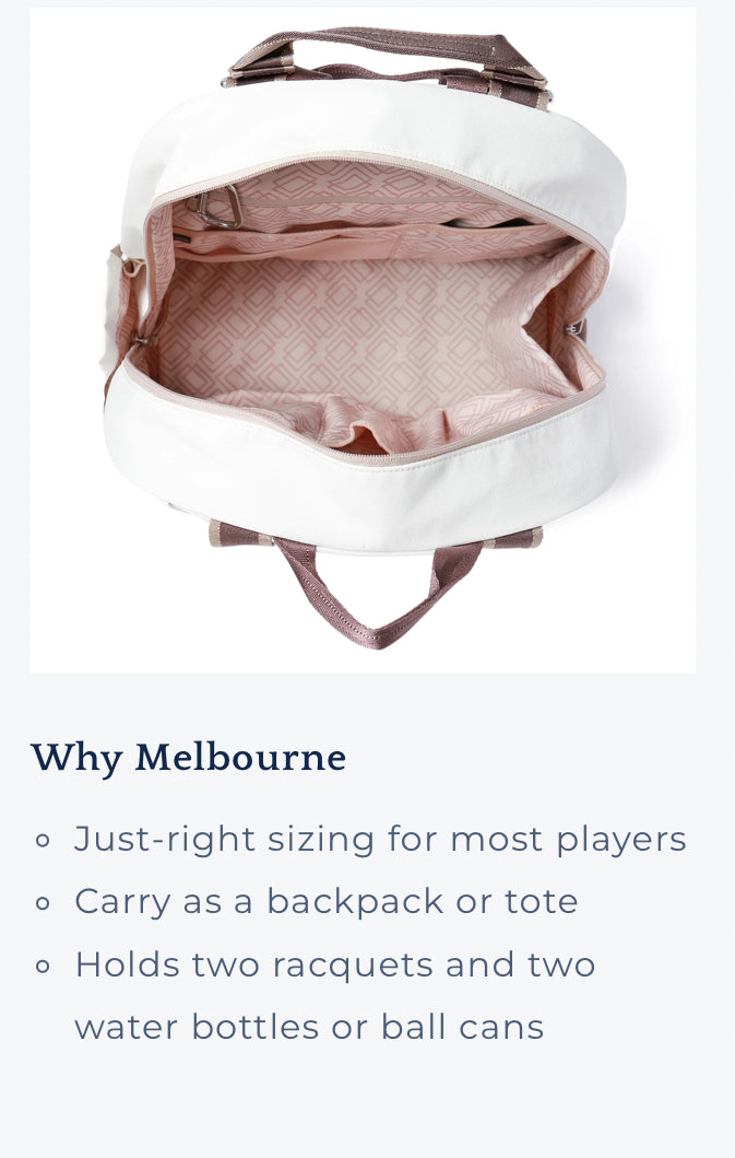 Doubletake Melbourne Tennis Backpack Tote