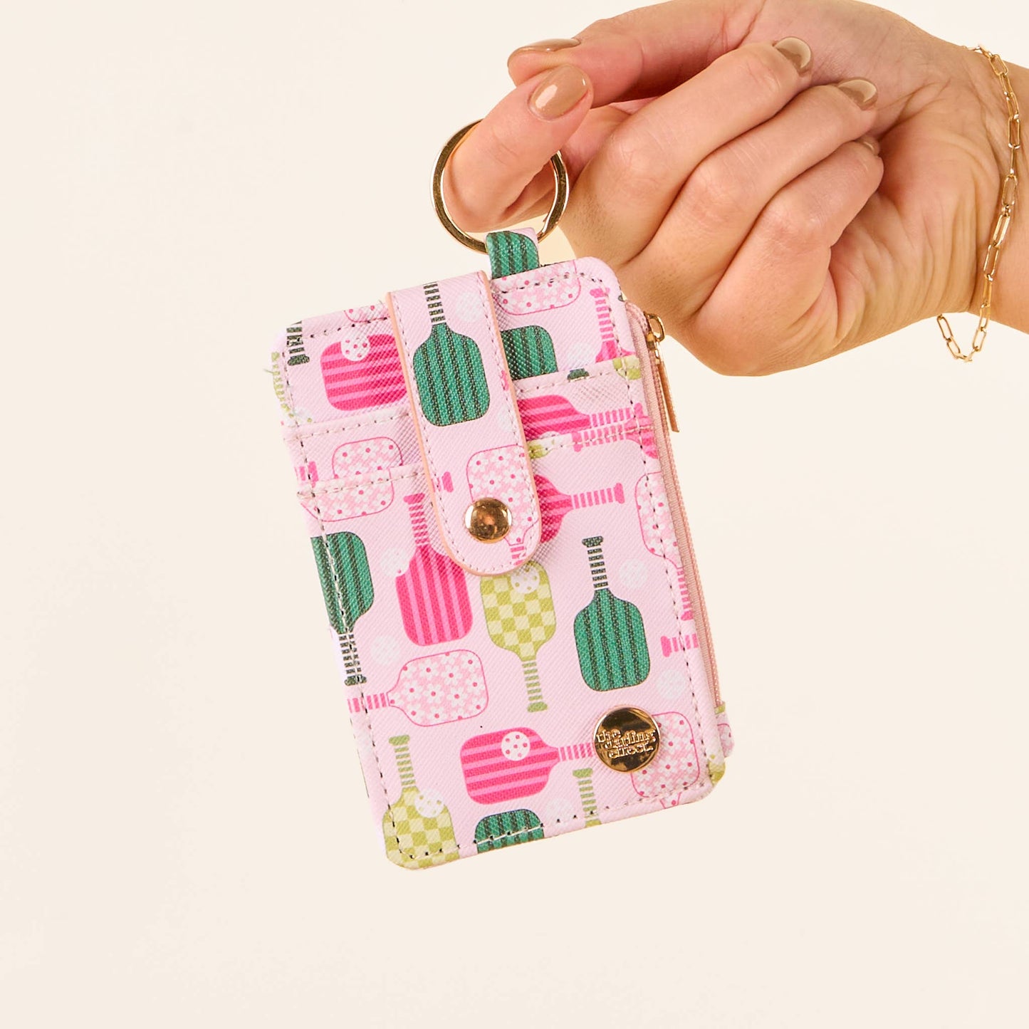 Keychain Wallet-Pickleball Party