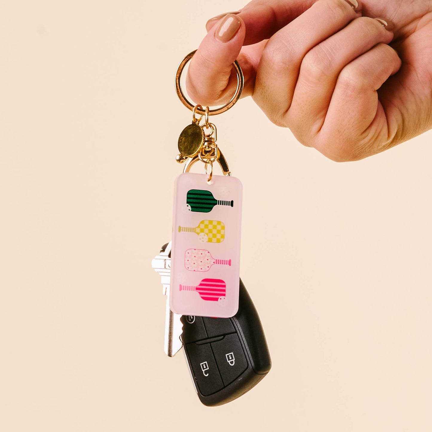 Acrylic Keychain-Pickleball Paddles