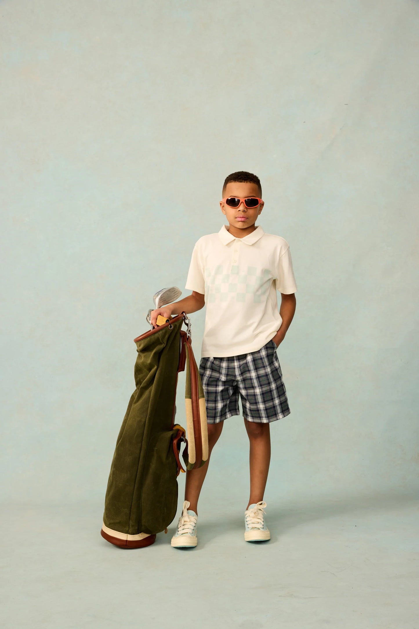 The Sunday Collective Play Polo in Ace Check
