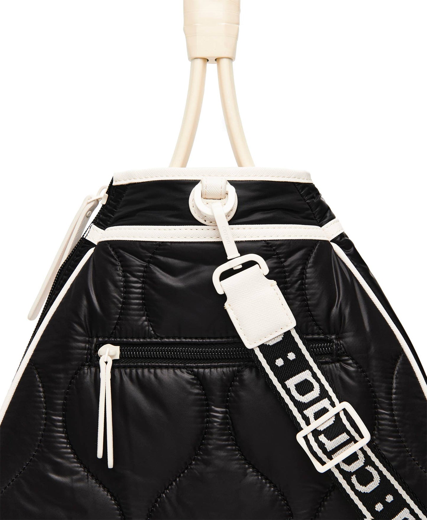 Tennis Quilted Racquet Sling in Black