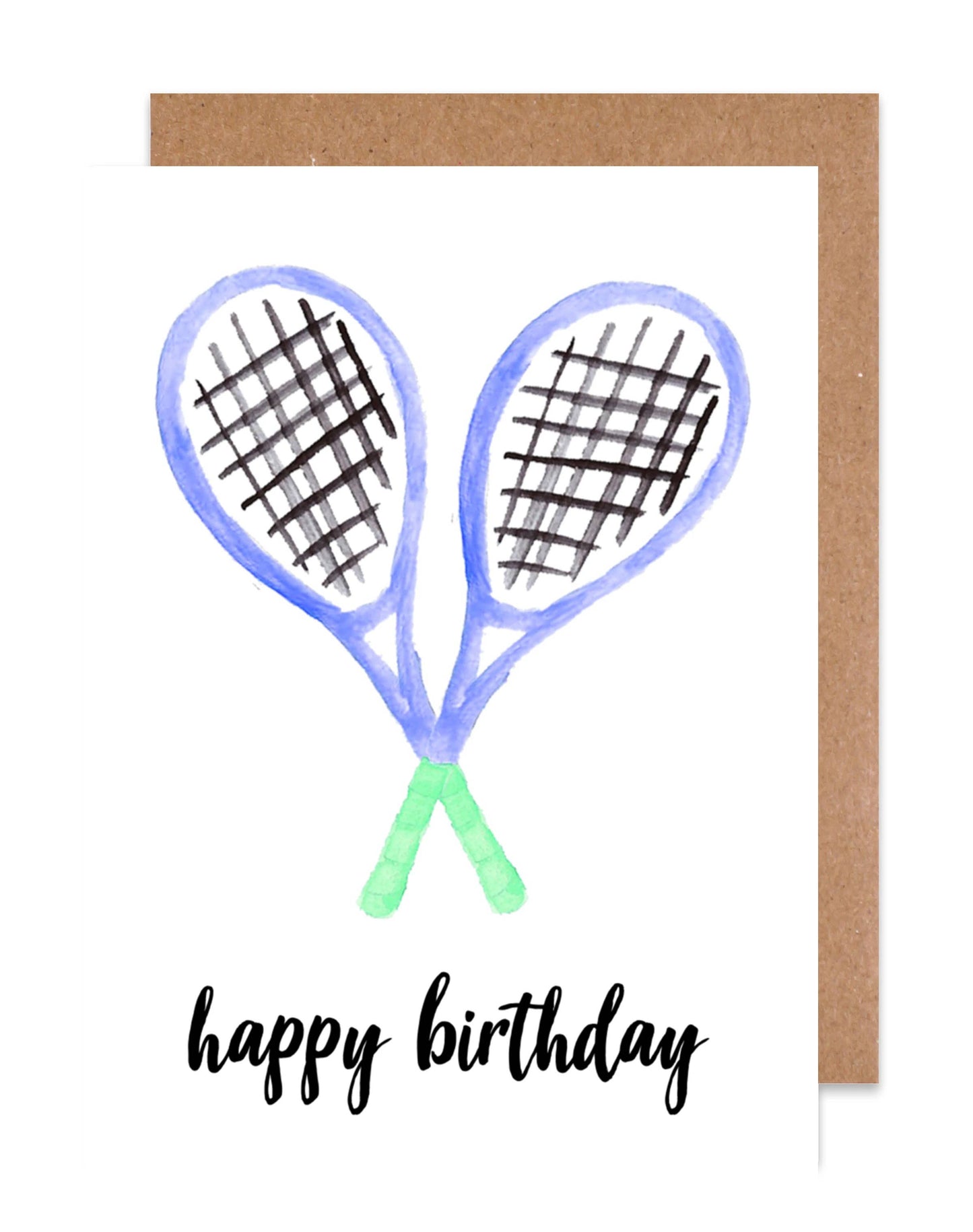 Island Haus co. Happy Birthday Tennis Card