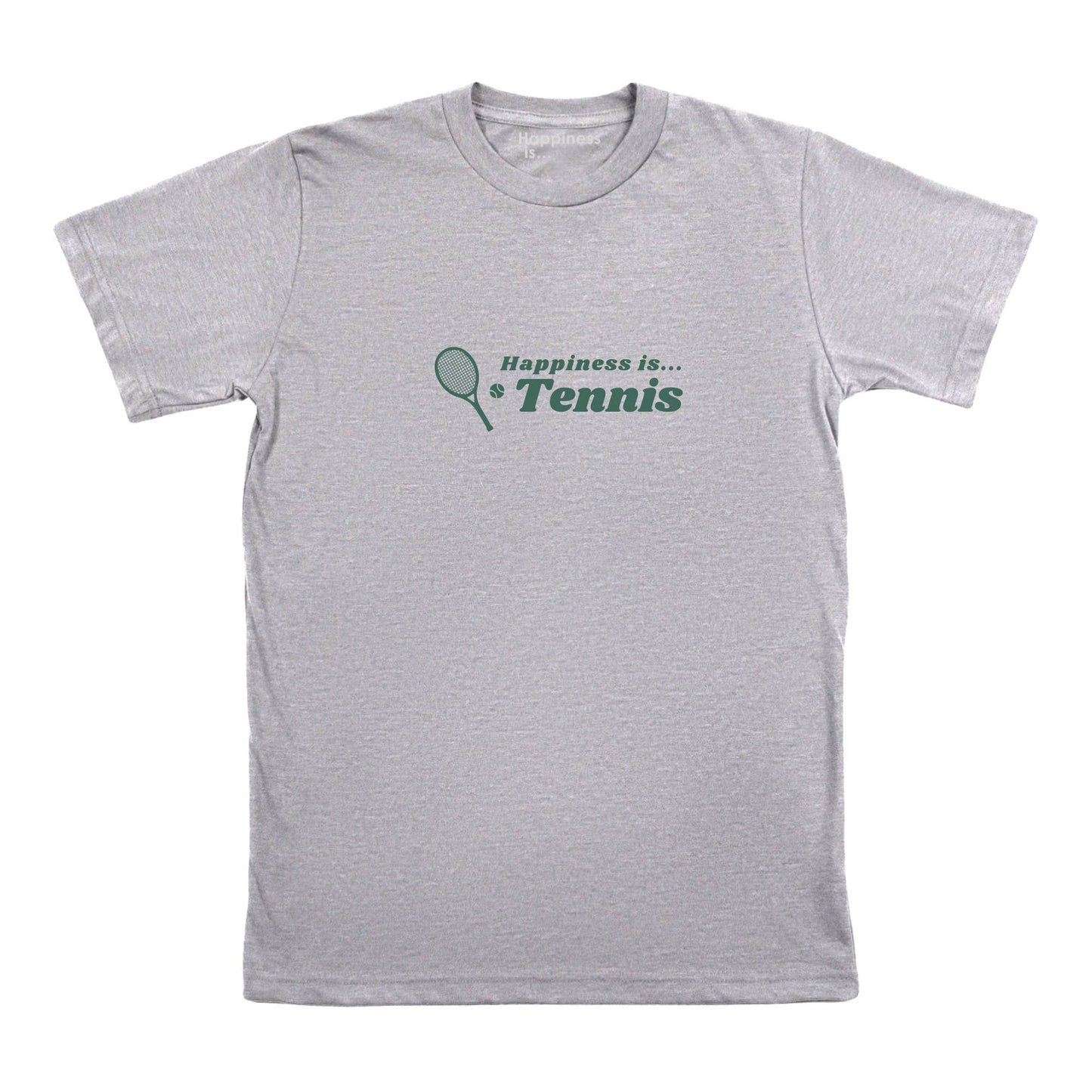 Men's Happiness is Tennis Racquet T-shirt,