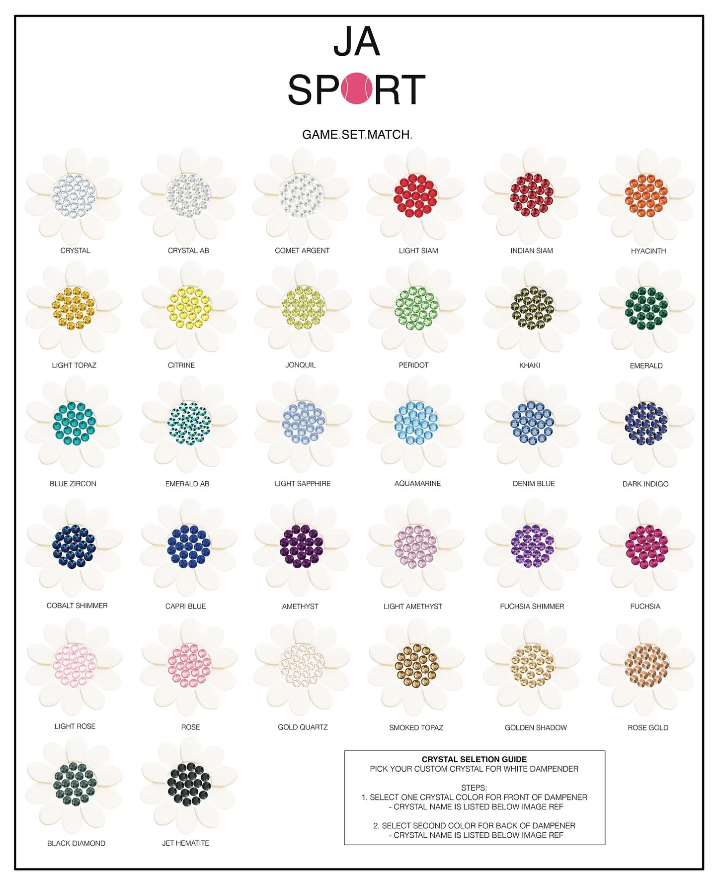 JA Sport Flower Crystal Dampener