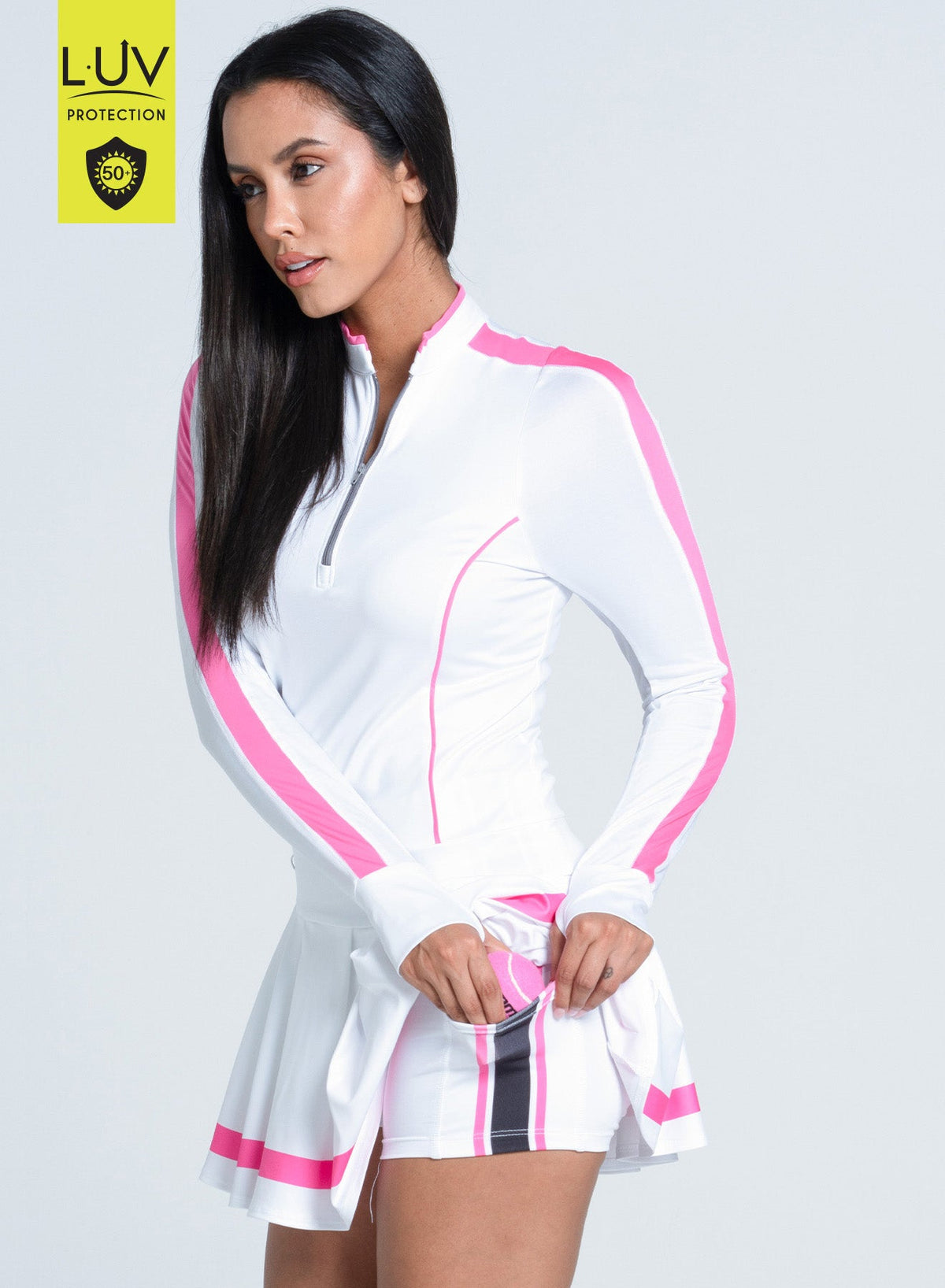 Fast Motion Long Sleeve Dress