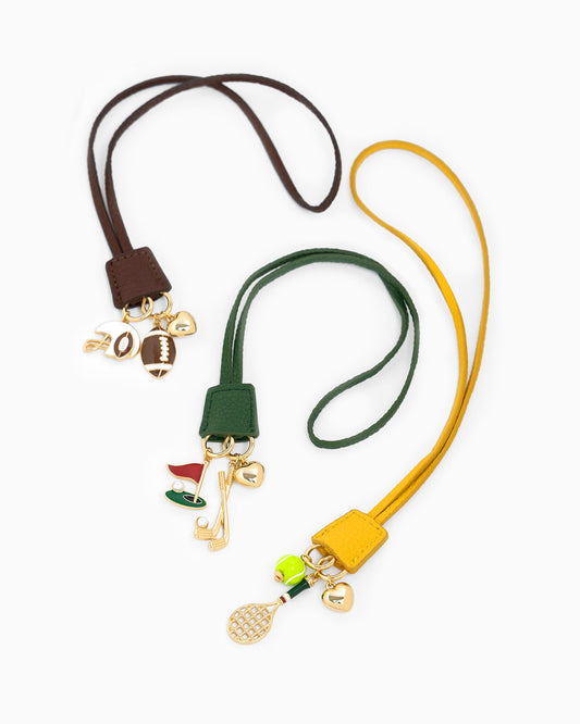 Golf Leather Clochette Bag Charm