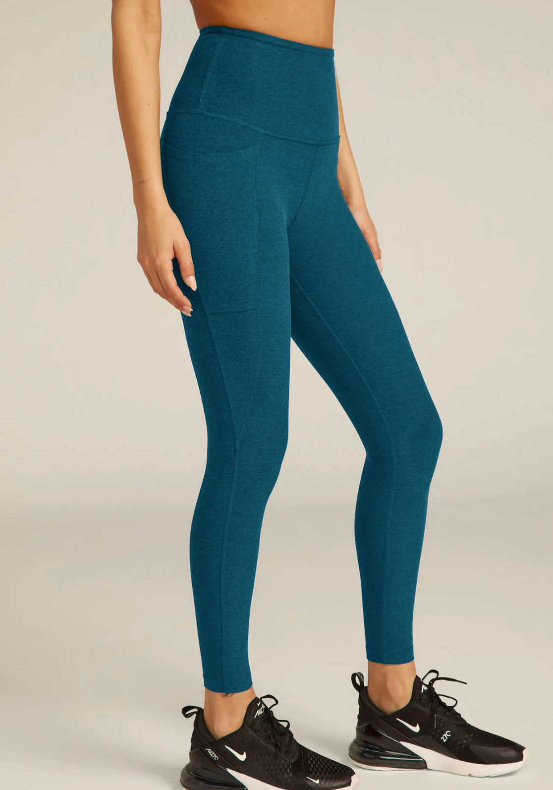 Beyond Yoga- Out of pocket high waisted midi legging