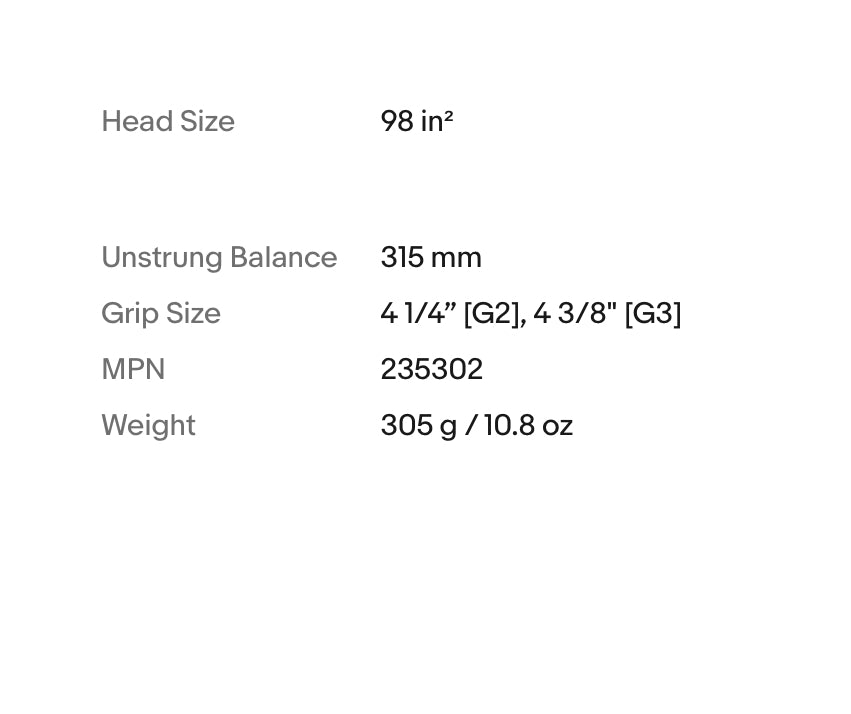 Head- graphene 360+ Extreme Tour