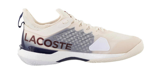 Lacoste Womens AG-LTE Lite Tennis Shoe Off White/Navy
