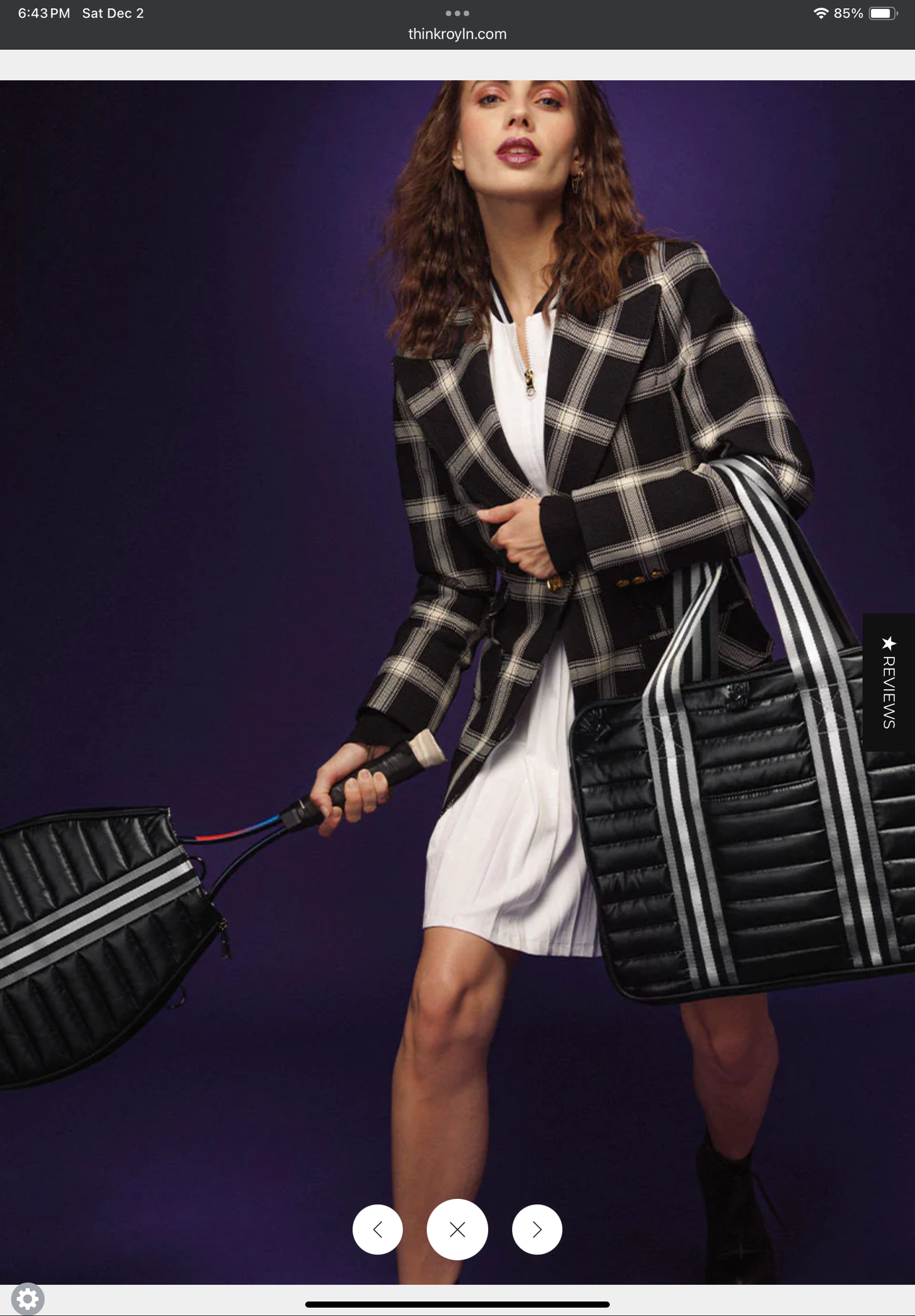 Think Royln You are the Champion Tennis Bag