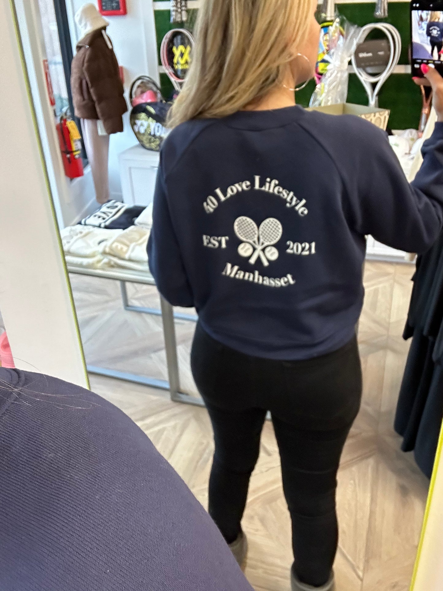 40 Love Ladies Raglan Pullover Fleece