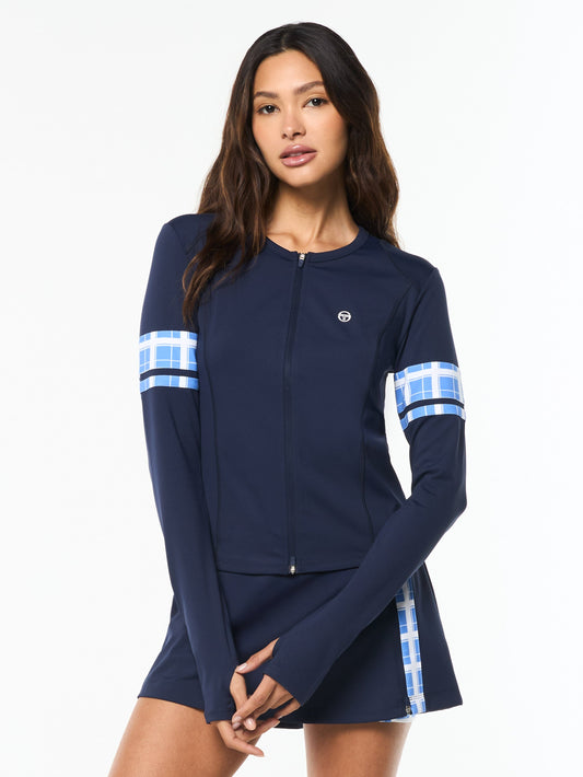 Lara Contour Jacket- Maritime Blue