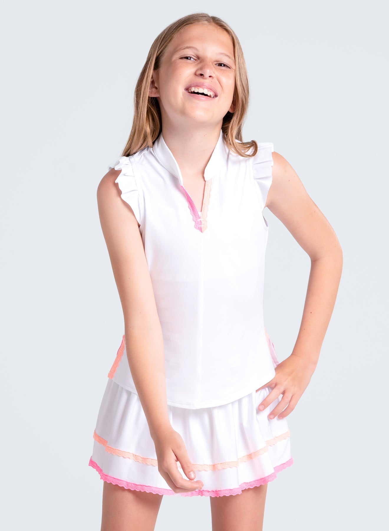 Smocked Frill Skirt- Girls