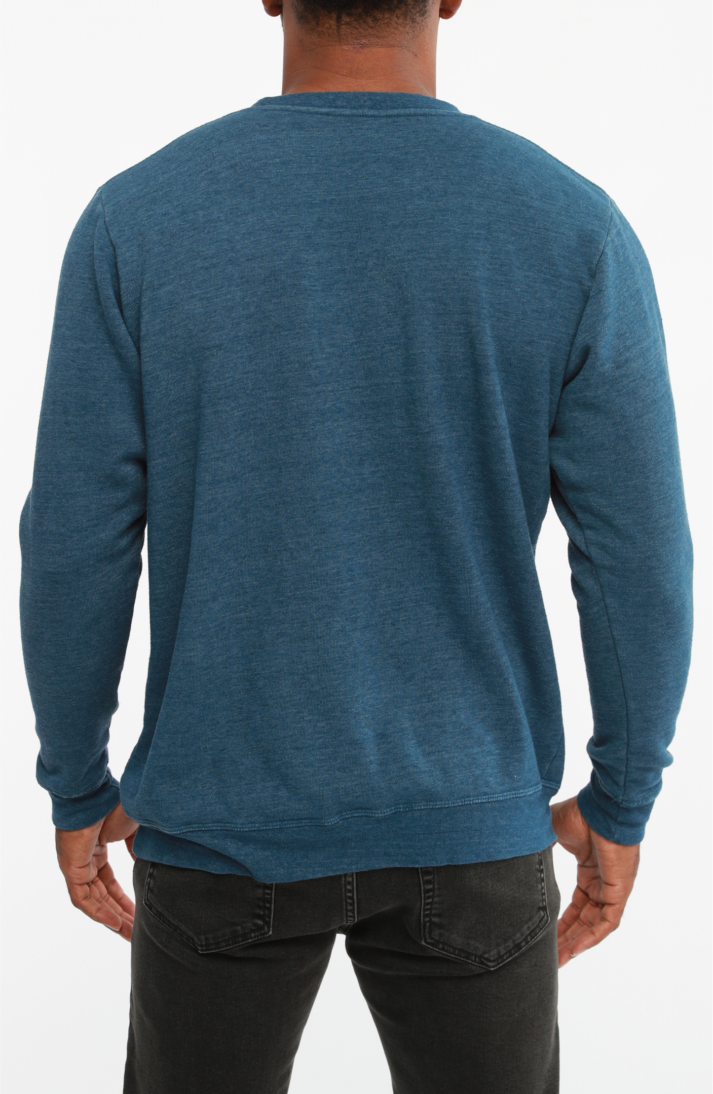 SWEATSHIRT-BLUE-ULTRA SOFT: S