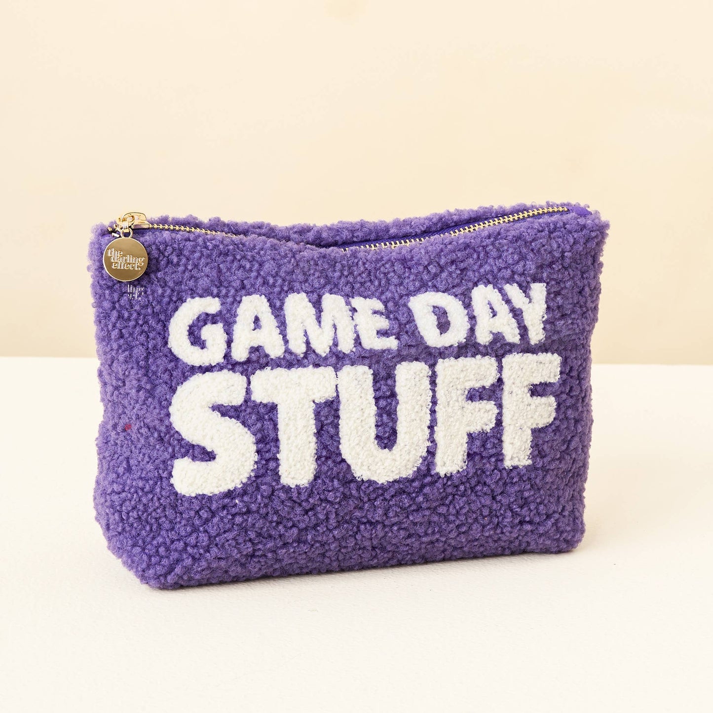 Teddy Pouch-Gameday Stuff: Navy