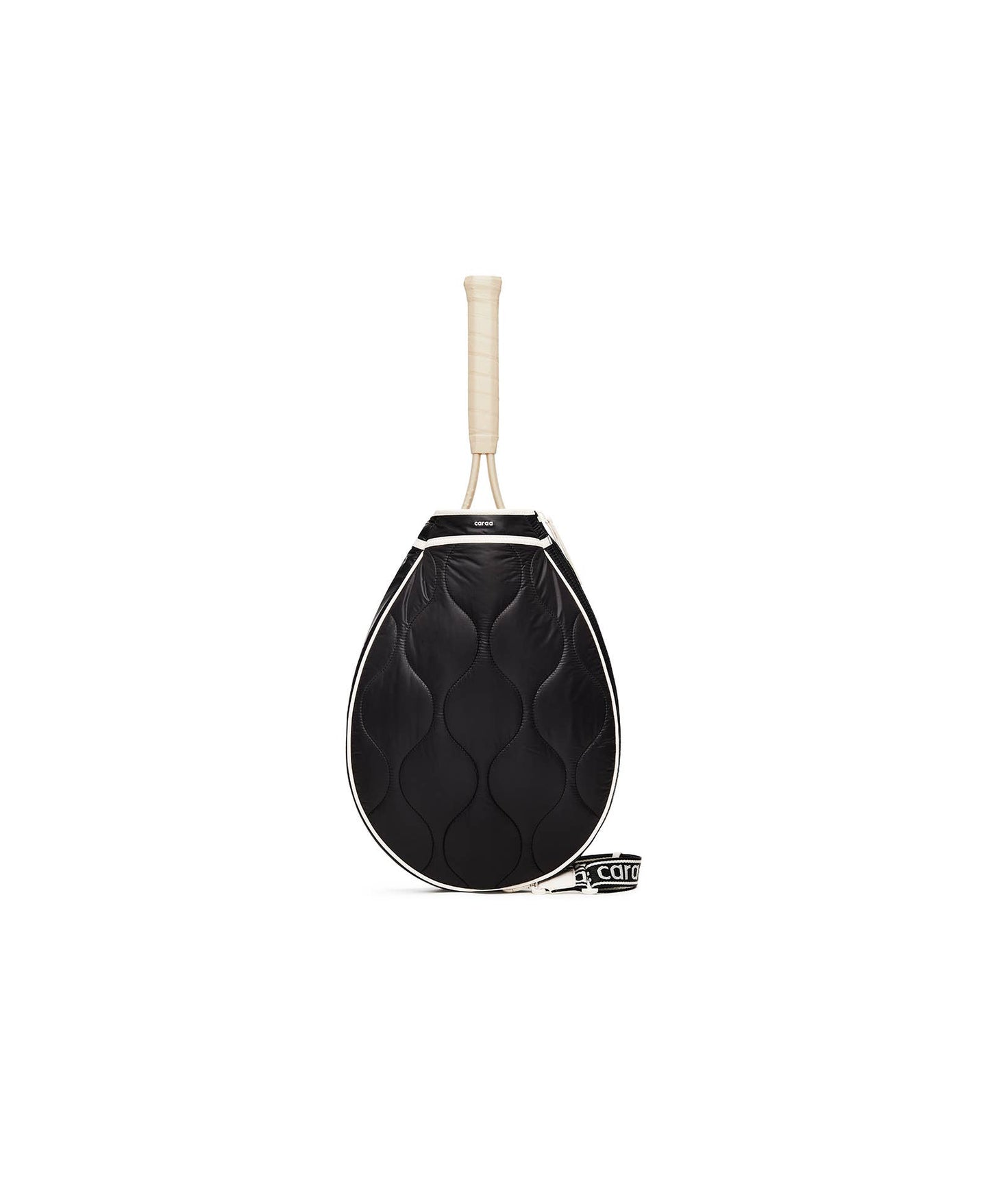 Tennis Quilted Racquet Sling in Black