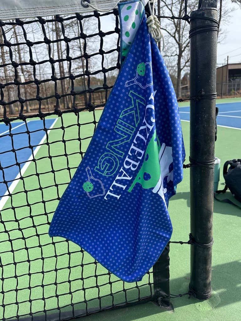 Pickleball King Double-Sided Microfiber Athletic Towel