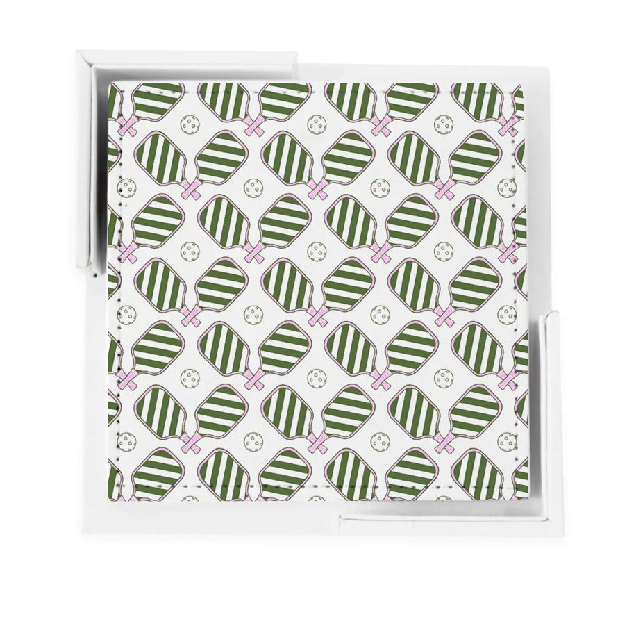 Katie Kime Pickle Ball Coaster Set