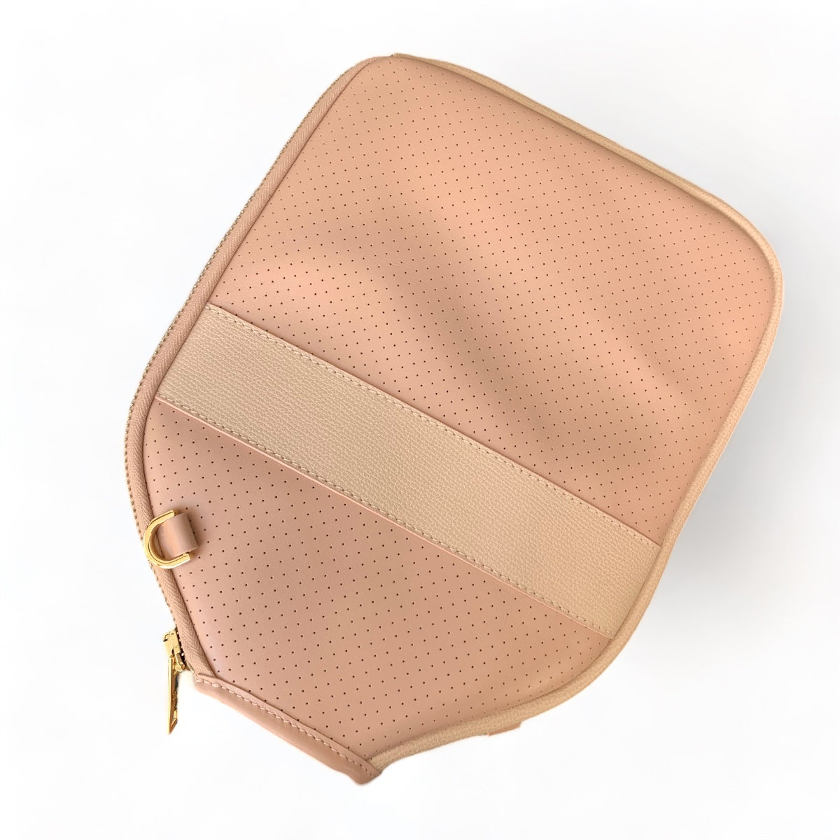 “The Addict” Leather Pickleball Bag - Blush/Gold