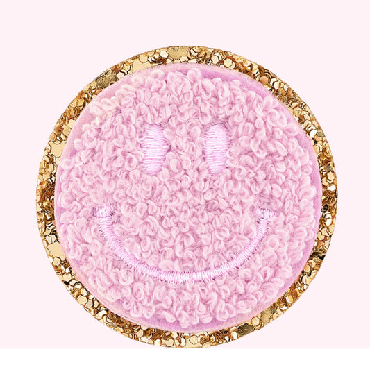 Stoney Clover- Mini Glitter Smiley Face Patch
