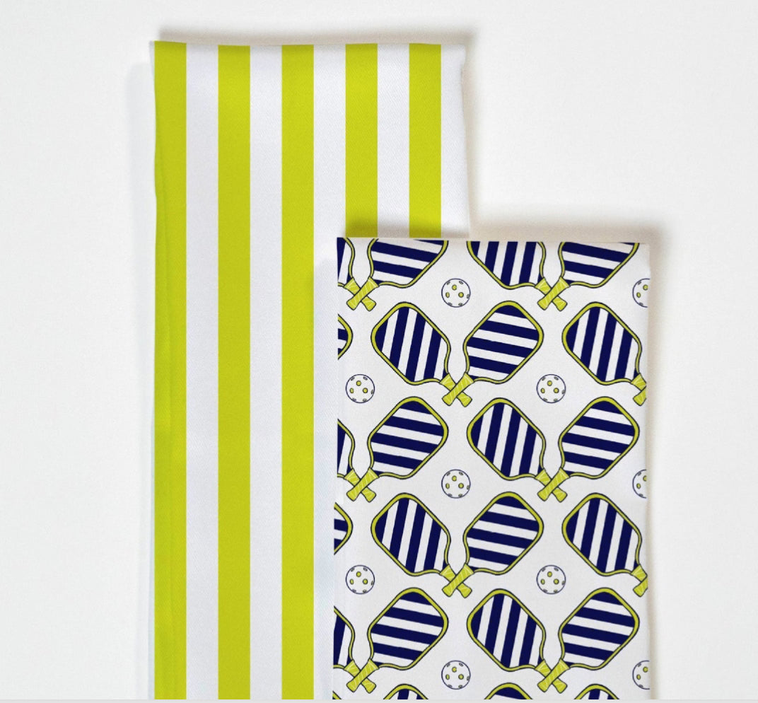 Katie Kime Pickleball Tea Towel set
