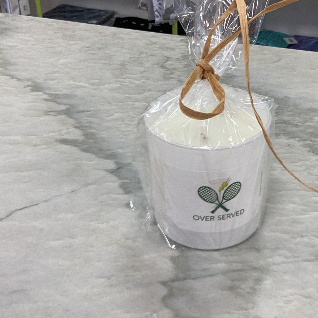 Kristina’s Kandles White Glass Tumbler jar candle