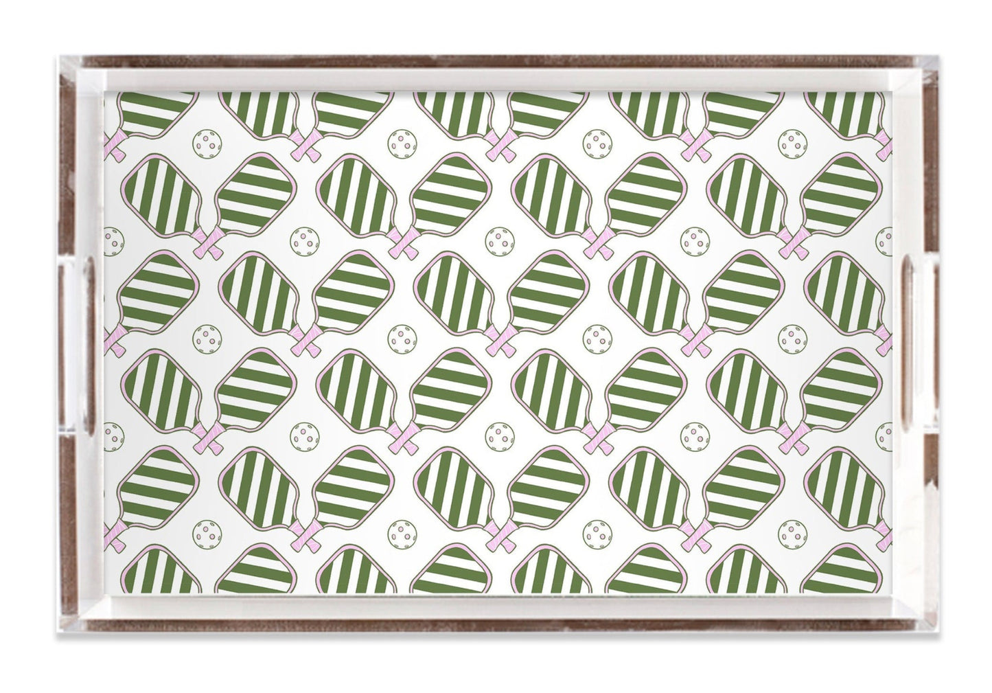 Katie Kime Pickle Ball Lucite Trays