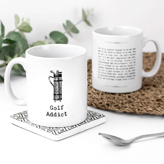 Gift-Boxed 'Golf Addict' Mug