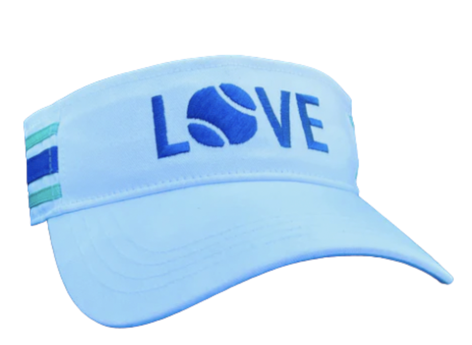 Tennis Visor - Navy & Kelly Green
