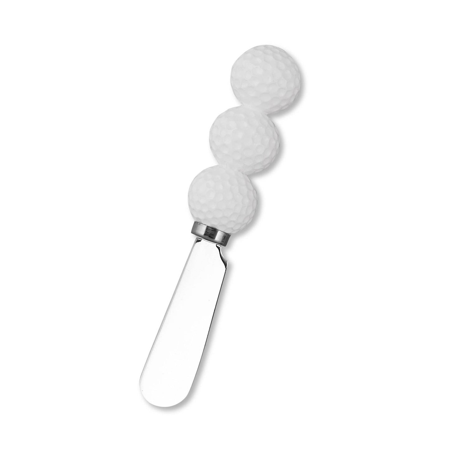 Golfball Polyresin Cheese Spreader