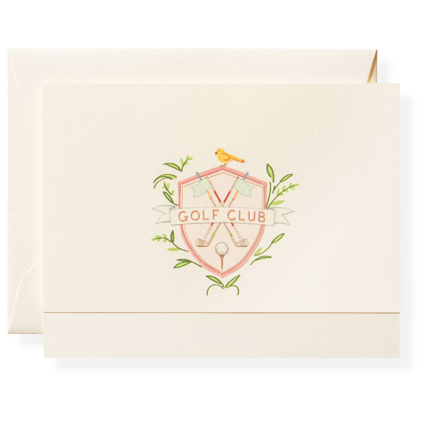 Golf Crest Individual Note Card