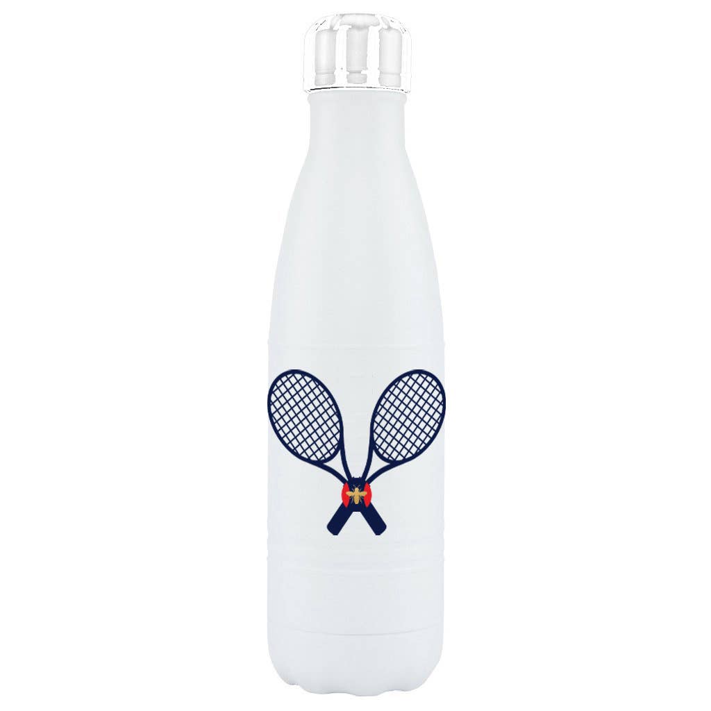 Water Bottle - Preppy Tennis