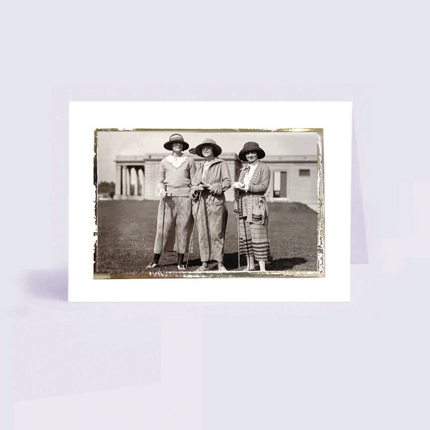 Vintage Golf Player — Three Players