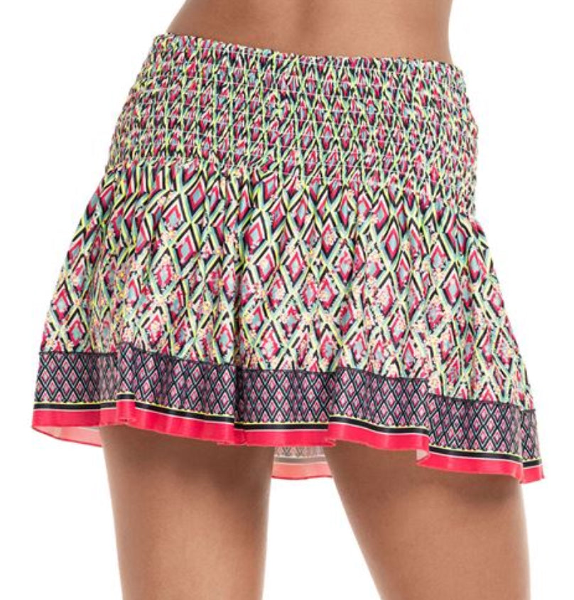 Lucky in Love long oopsy daisy skirt