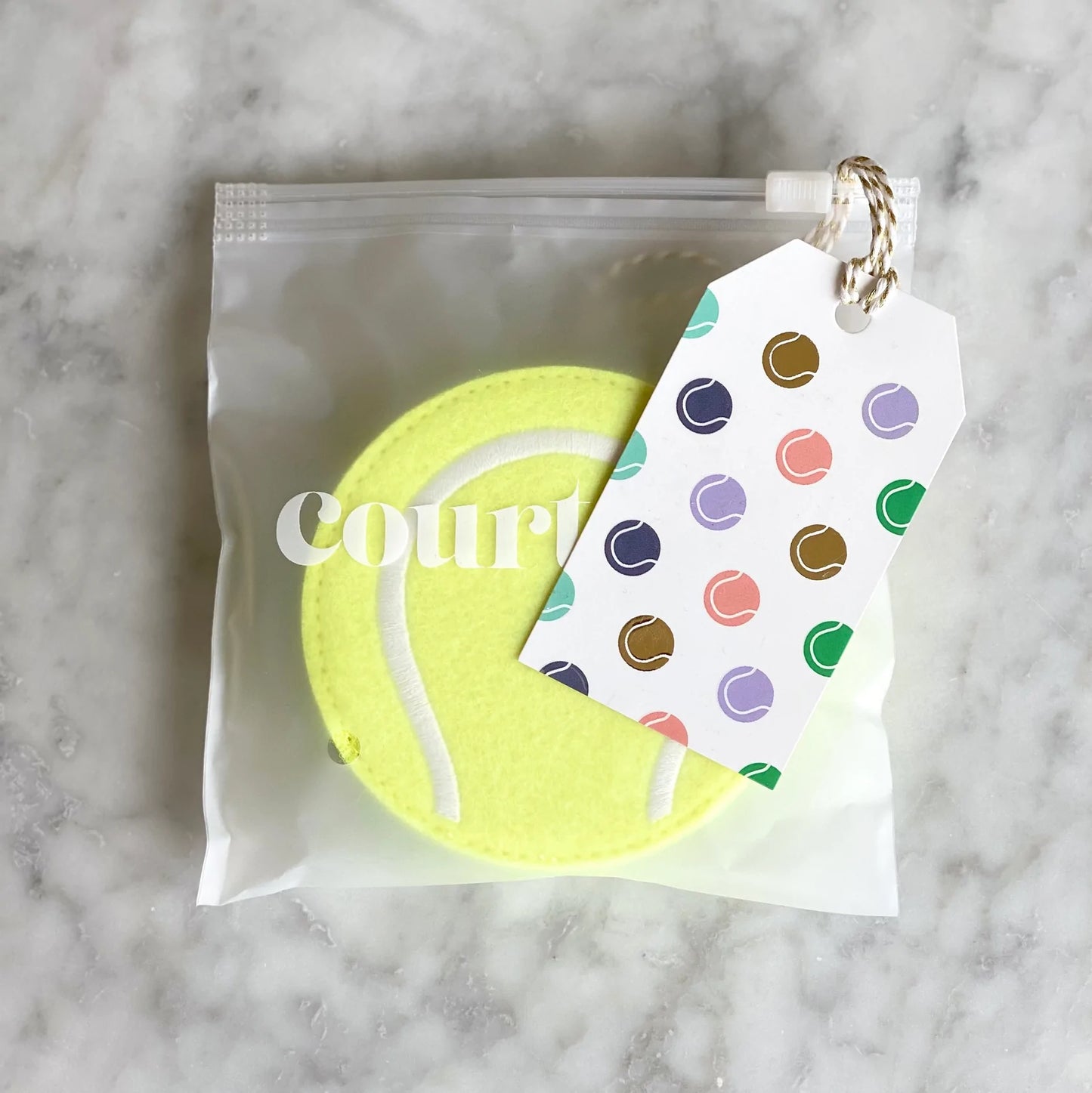 Courtgirl-On Point (Felt Embroidered Coaster)l
