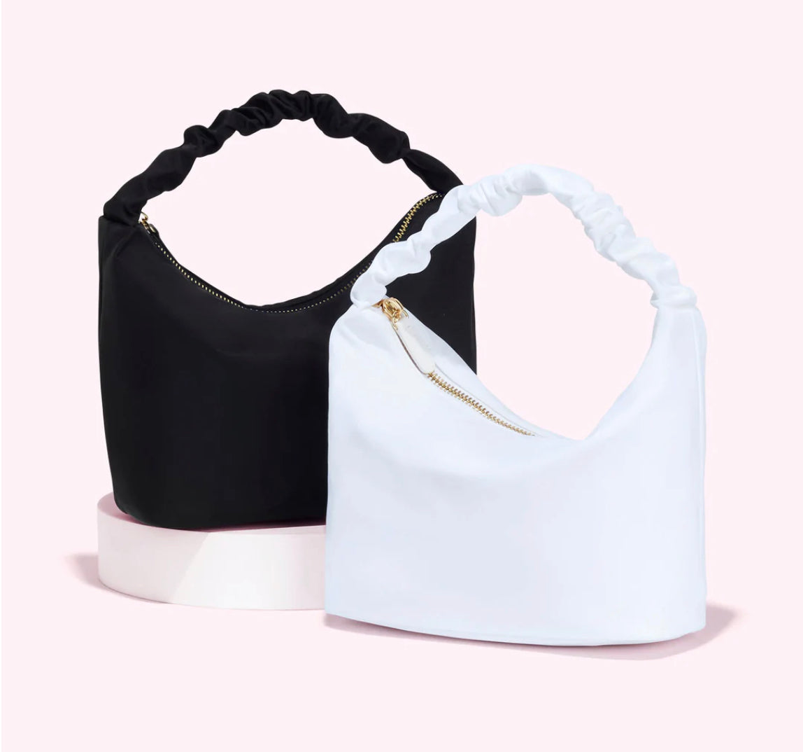 Nylon Scrunch Handle Bag