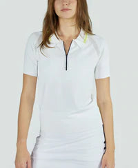 L’etoile Zip Front Knit Polo