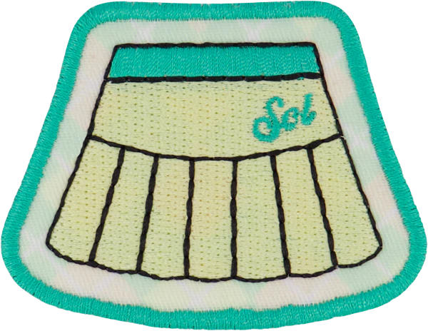 Stoney Clover Lane Tennis Skirt Patch