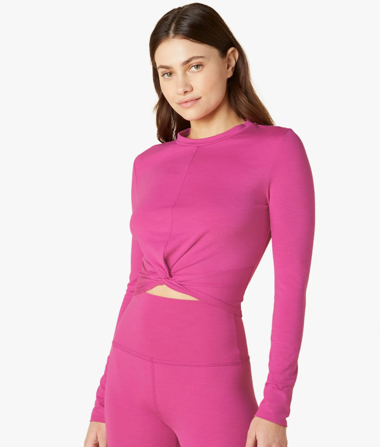 Beyond Yoga - Rib Groove Cropped Top
