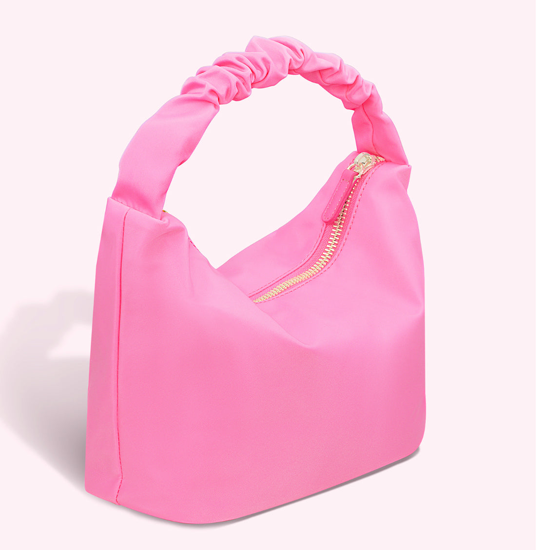 Nylon Scrunch Handle Bag