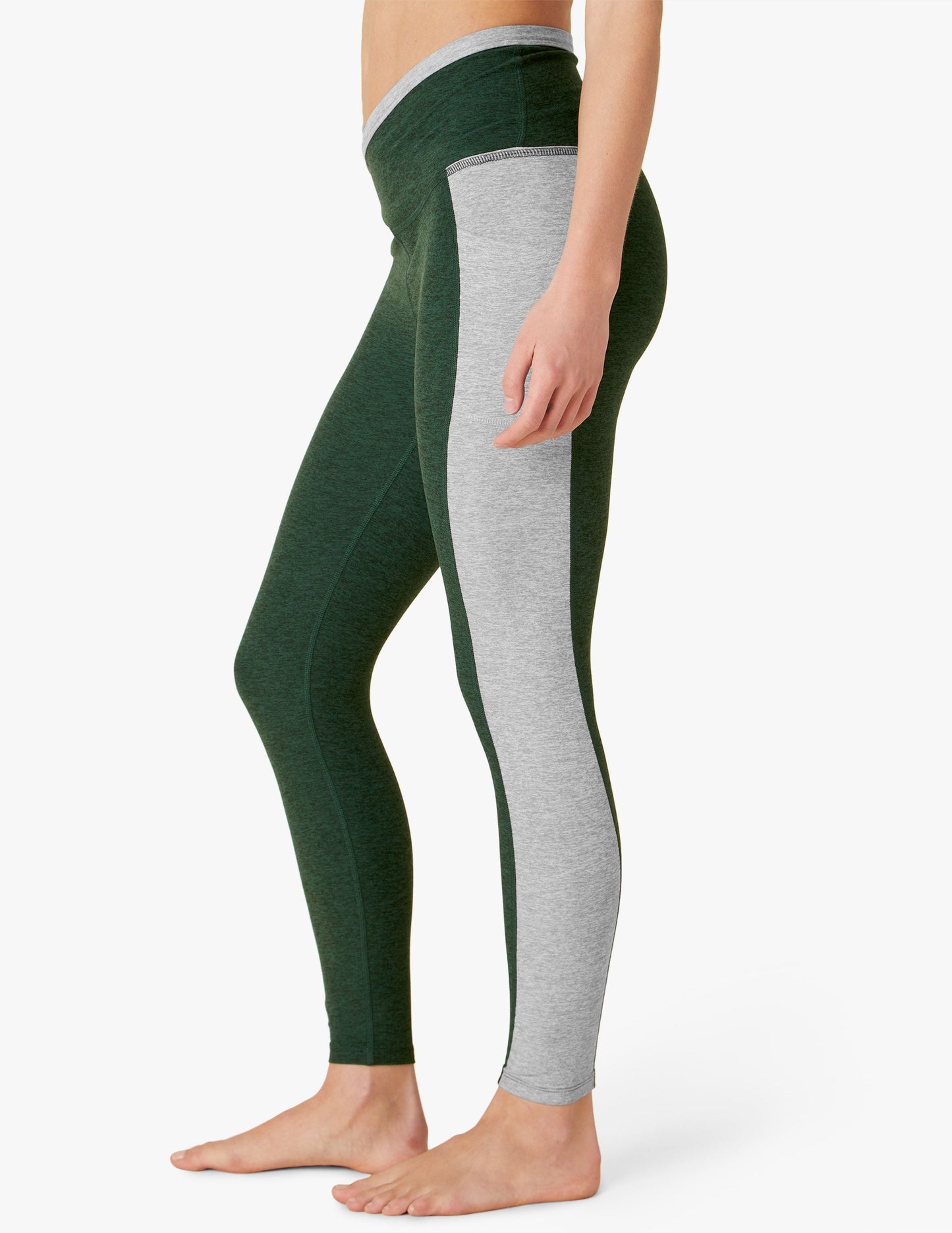 Spacedye On Block High Waisted Midi Legging