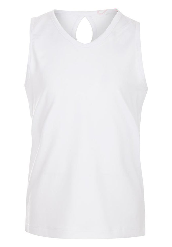 Little Miss Tennis Keyhole Tennis Tank