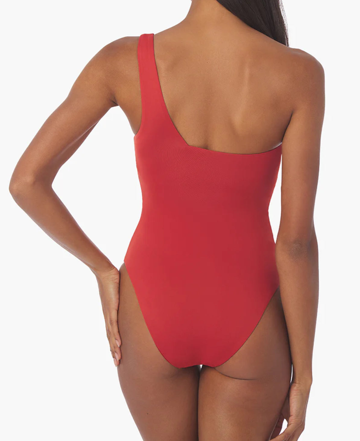 We wore what - one shoulder one piece bathing suit