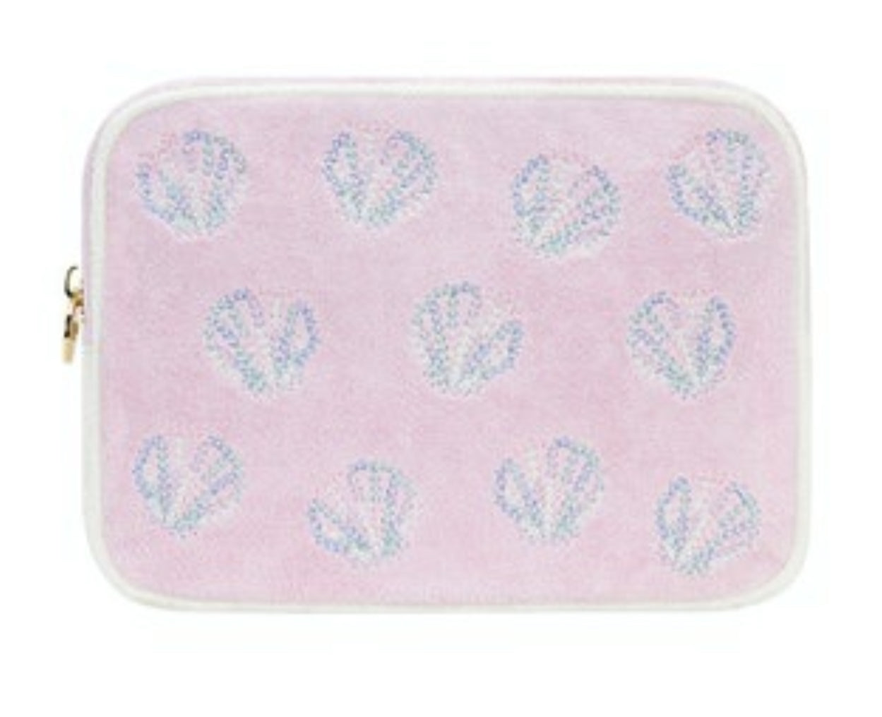 Shells Embroidered Sun Kissed Terry Large Pouch