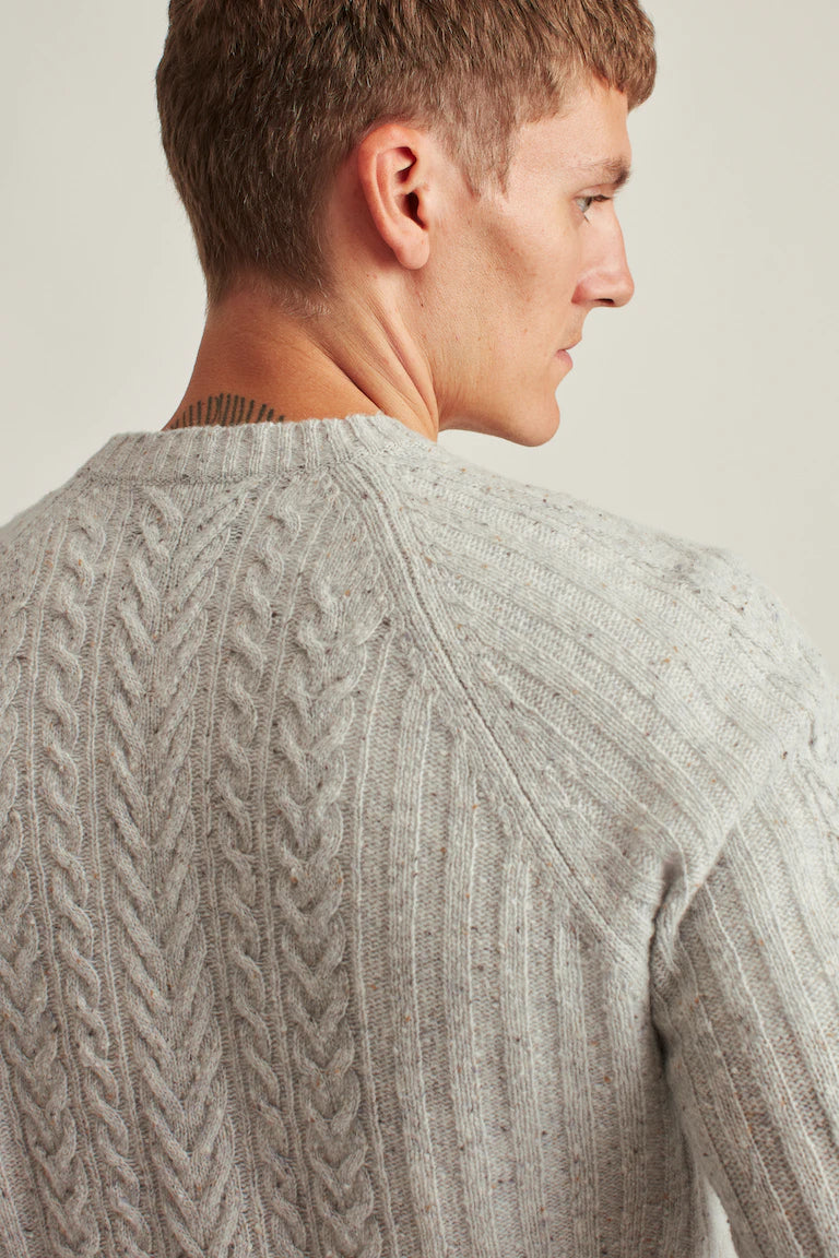 Donegal Cable Crew Neck Sweater
