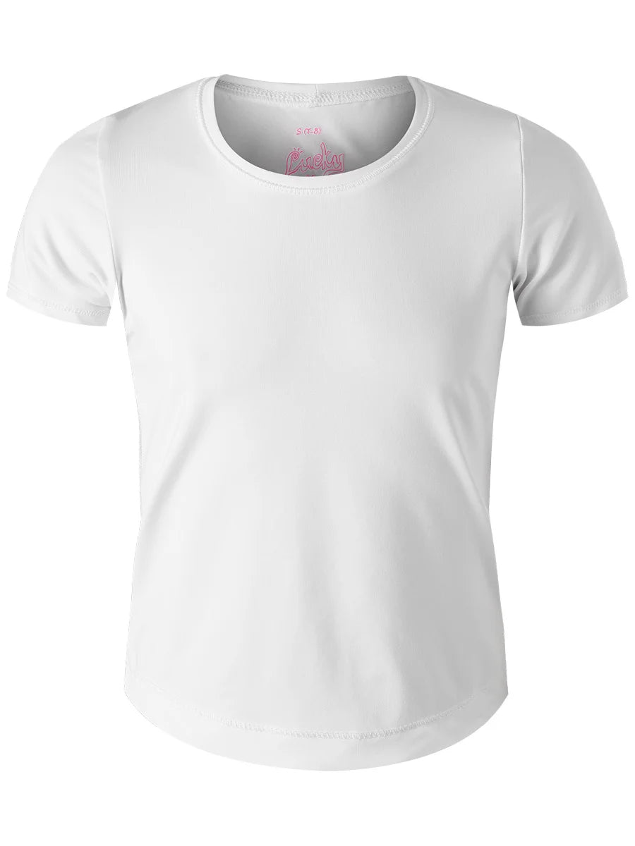 Lucky in love kids- Dynamic high low short sleeve