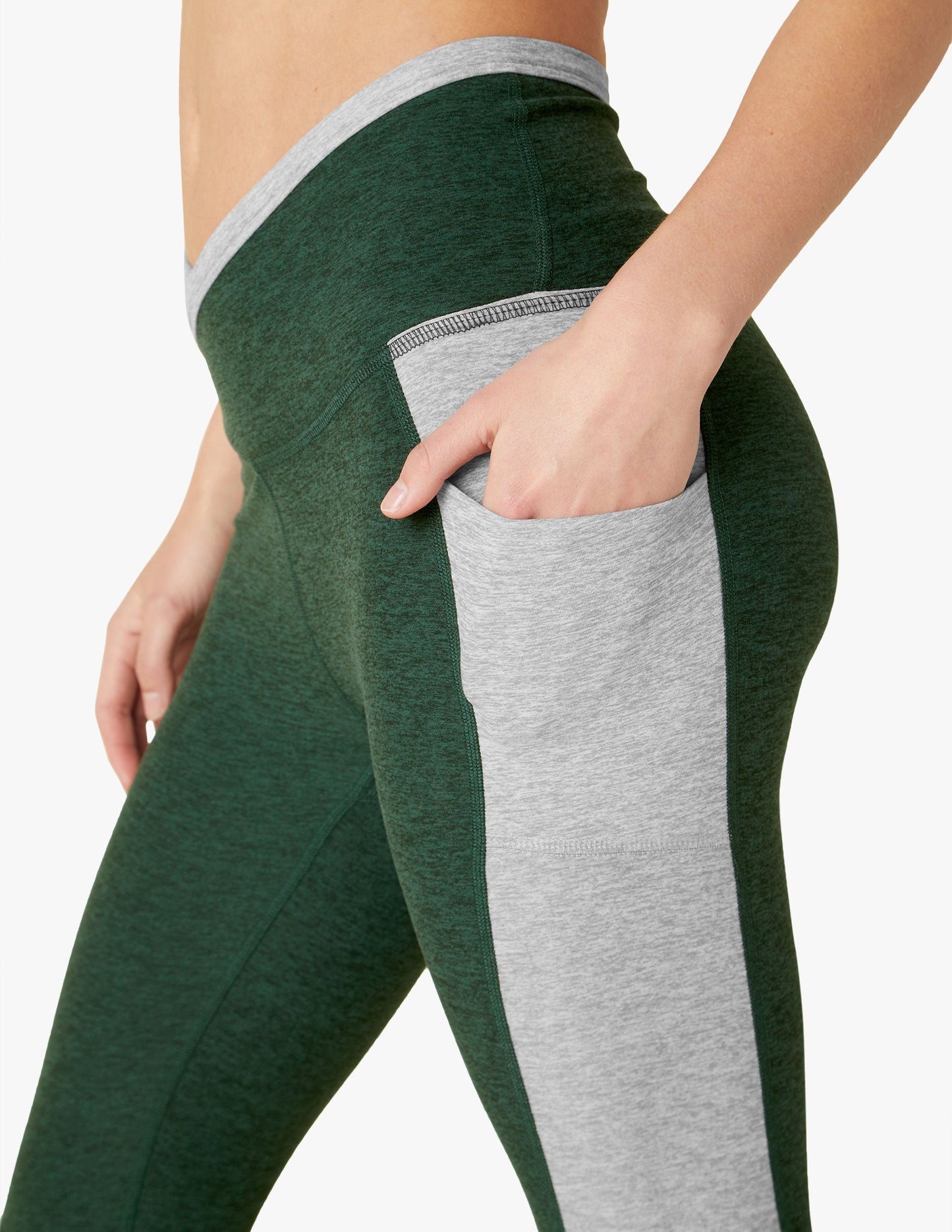 Spacedye On Block High Waisted Midi Legging