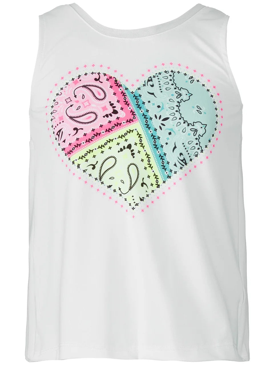 Lucky in Love Kids- Bandanna Love tank